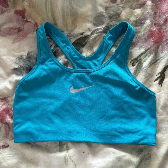 Nike Light Blue Sports Bra – Size L - Picture 1 of 1